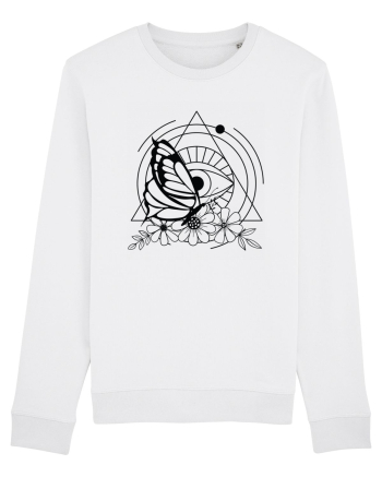 Mystycal Butterfly and the Eye of Providence White
