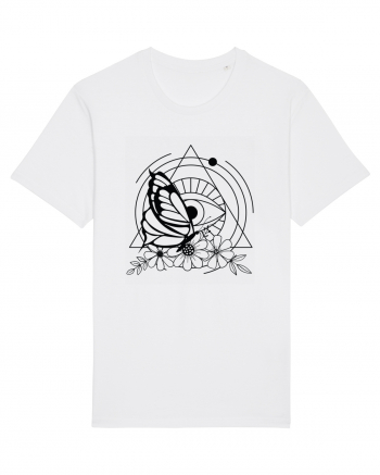 Mystycal Butterfly and the Eye of Providence White