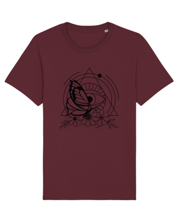 Mystycal Butterfly and the Eye of Providence Burgundy