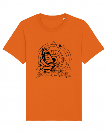 Mystycal Butterfly and the Eye of Providence Bright Orange