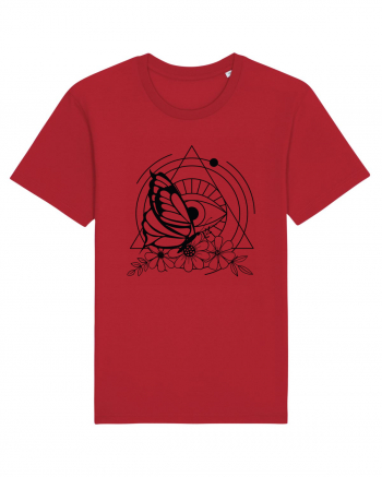Mystycal Butterfly and the Eye of Providence Red