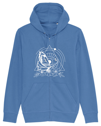 Mystycal Butterfly and the Eye of Providence Bright Blue