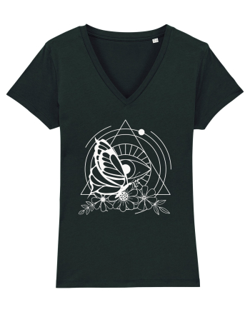 Mystycal Butterfly and the Eye of Providence Black