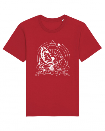Mystycal Butterfly and the Eye of Providence Red