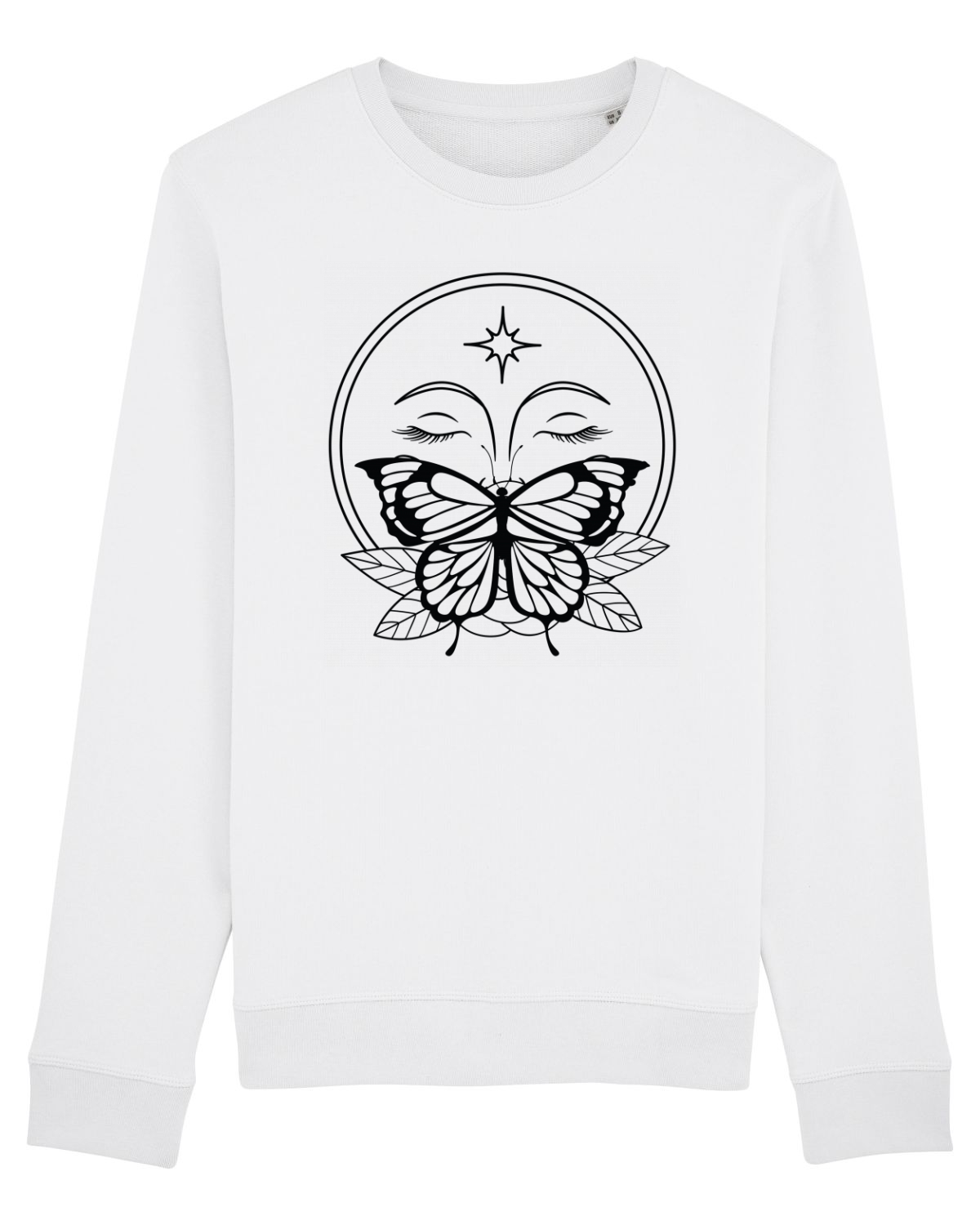 Bluză mânecă lungă Unisex Rise White