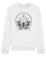 Mystycal Butterfly Full Moon Bluză mânecă lungă Unisex Rise