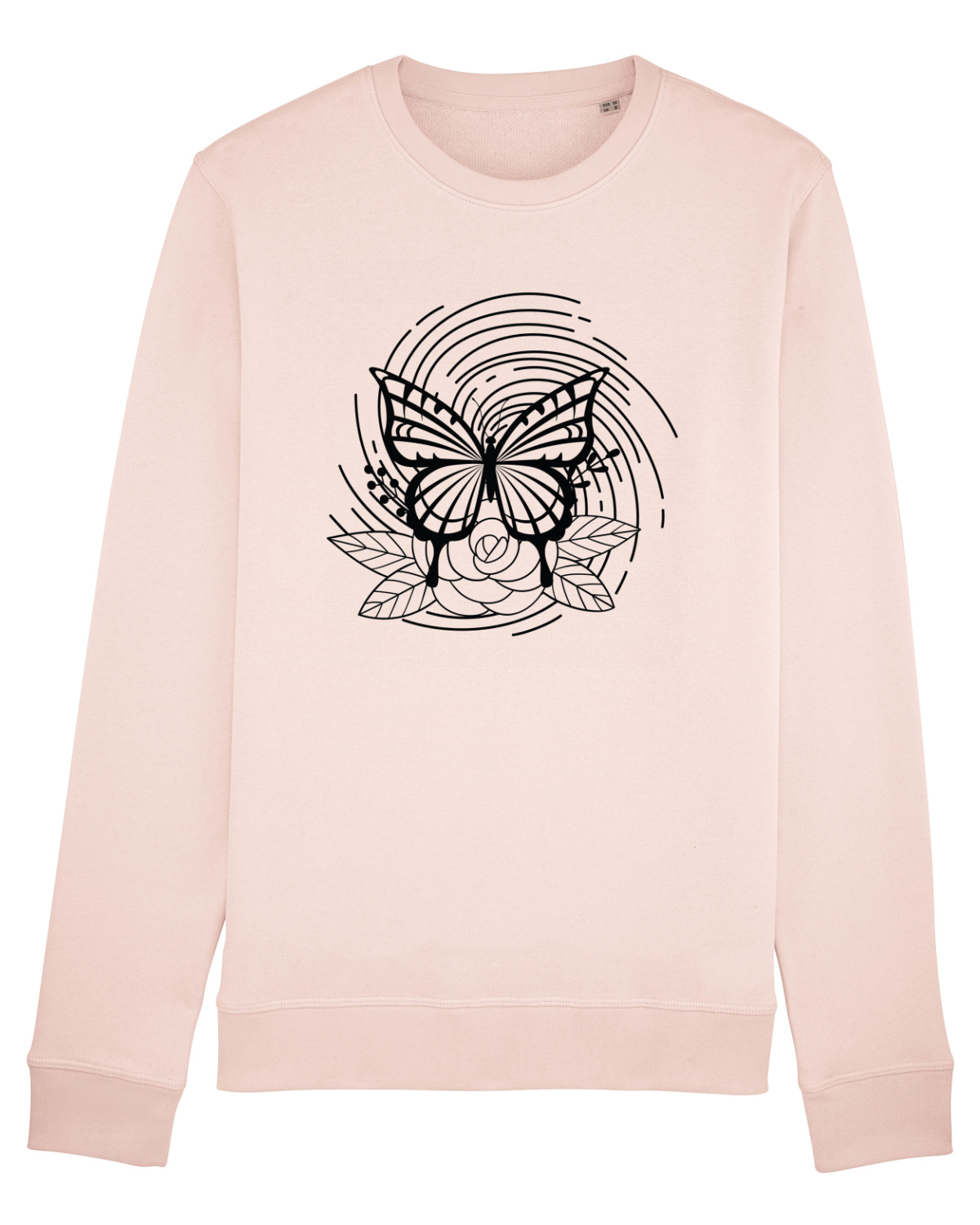 Bluză mânecă lungă Unisex Rise Candy Pink