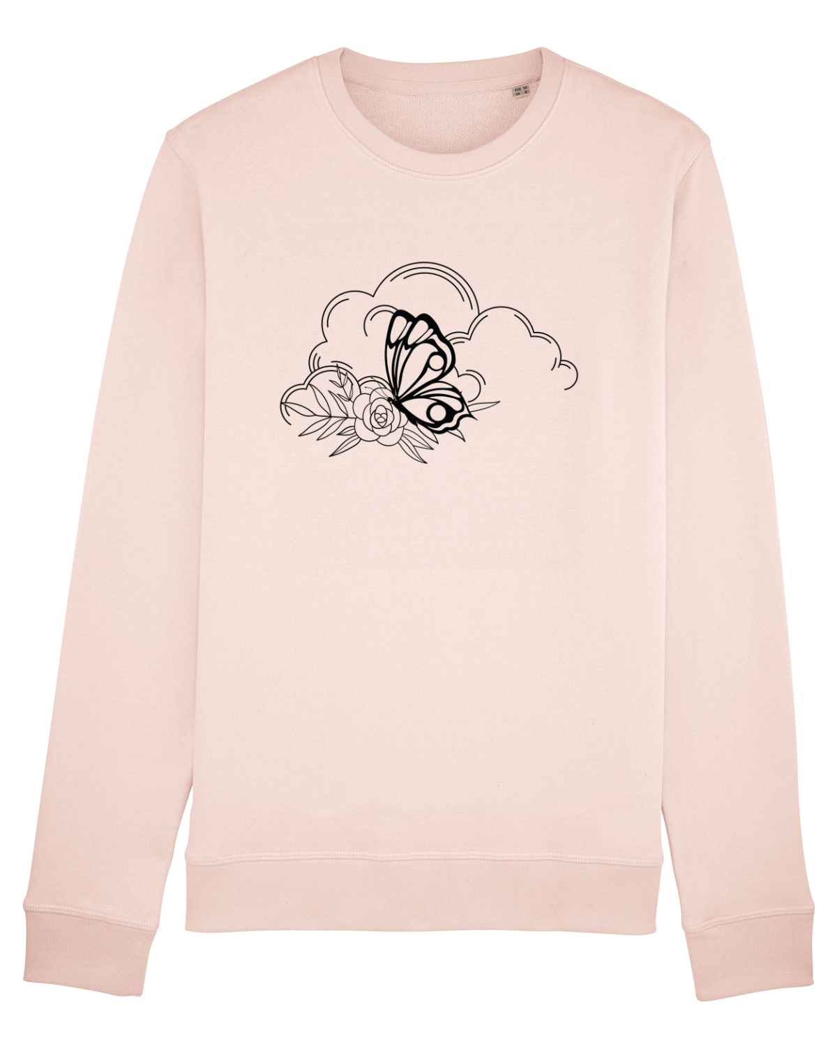 Bluză mânecă lungă Unisex Rise Candy Pink