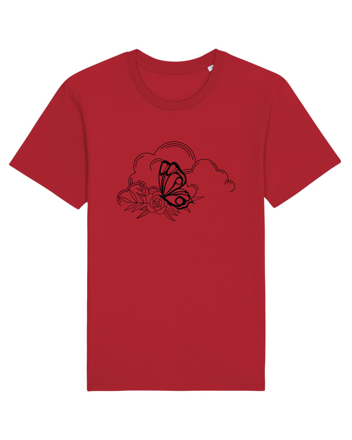 Tricou mânecă scurtă Unisex Rocker Red