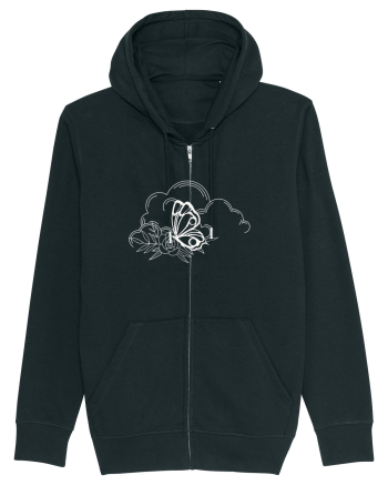 Mystycal Butterfly Clouds Black