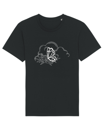 Mystycal Butterfly Clouds Black
