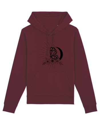 Mystycal Butterfly Moon Burgundy