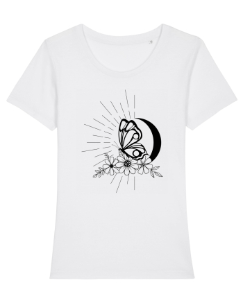 Mystycal Butterfly Moon White