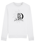 Mystycal Butterfly Moon Bluză mânecă lungă Unisex Rise