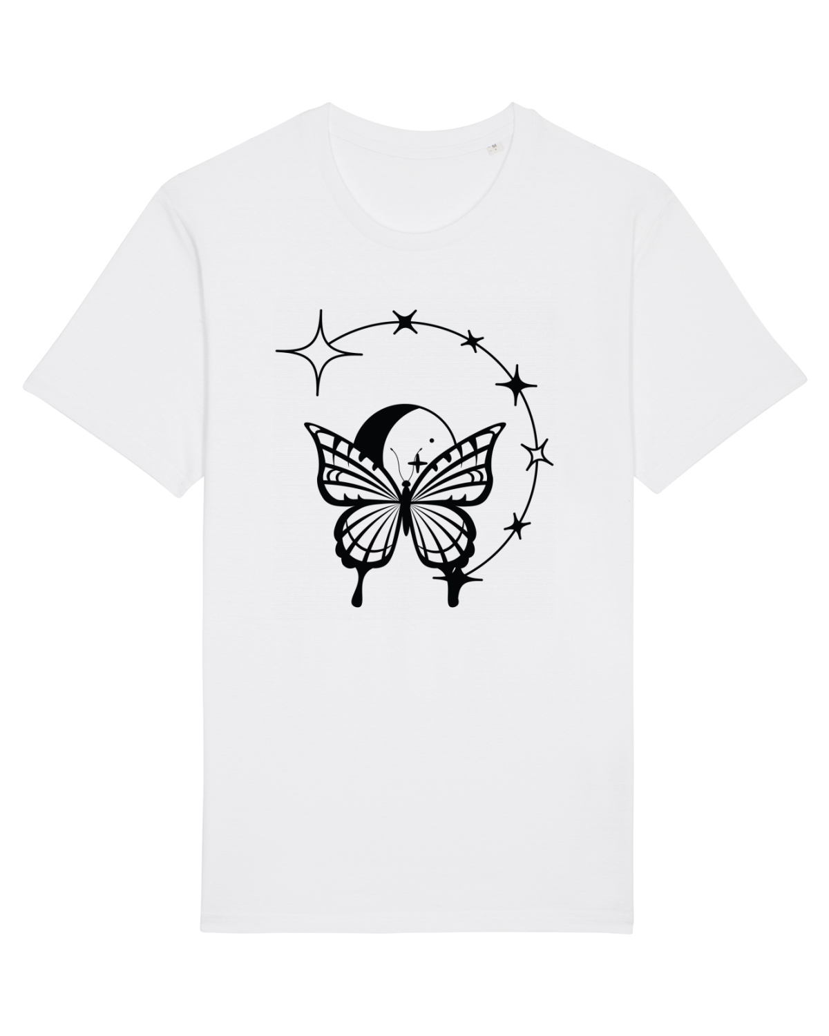 Tricou mânecă scurtă Unisex Rocker White