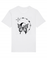 Mystycal Butterfly Stars Tricou mânecă scurtă Unisex Rocker