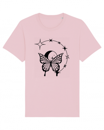 Mystycal Butterfly Stars Cotton Pink