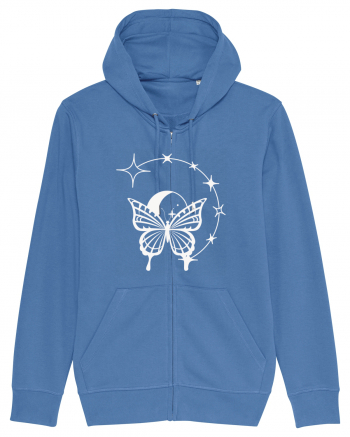 Mystycal Butterfly Stars Bright Blue