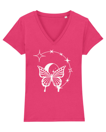 Mystycal Butterfly Stars Raspberry