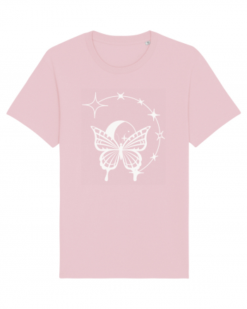 Mystycal Butterfly Stars Cotton Pink