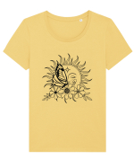 Mystycal Butterfly Sun Tricou mânecă scurtă guler larg fitted Damă Expresser