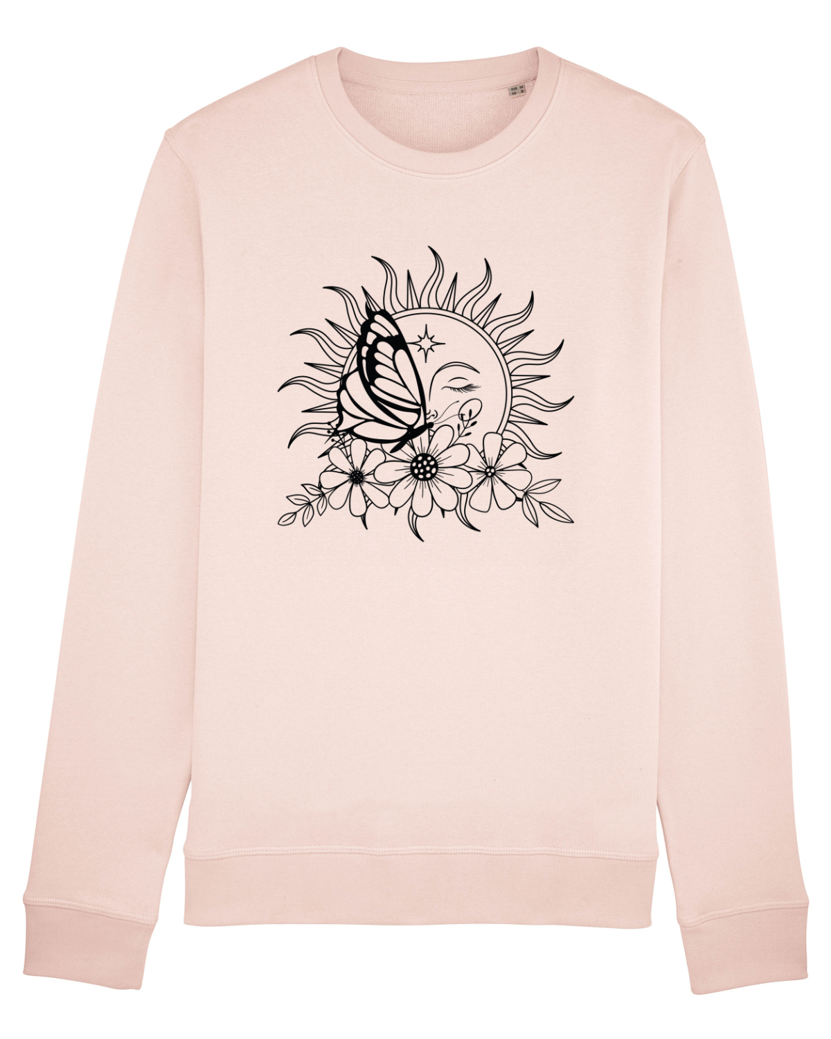 Bluză mânecă lungă Unisex Rise Candy Pink