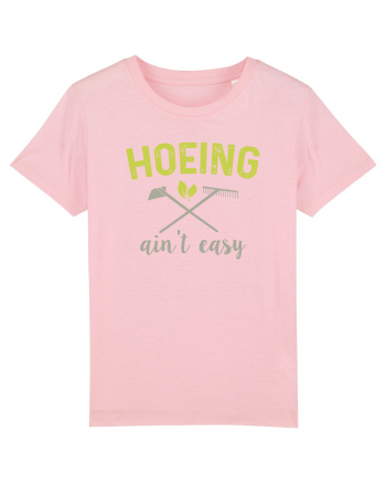 Hoeing  Cotton Pink