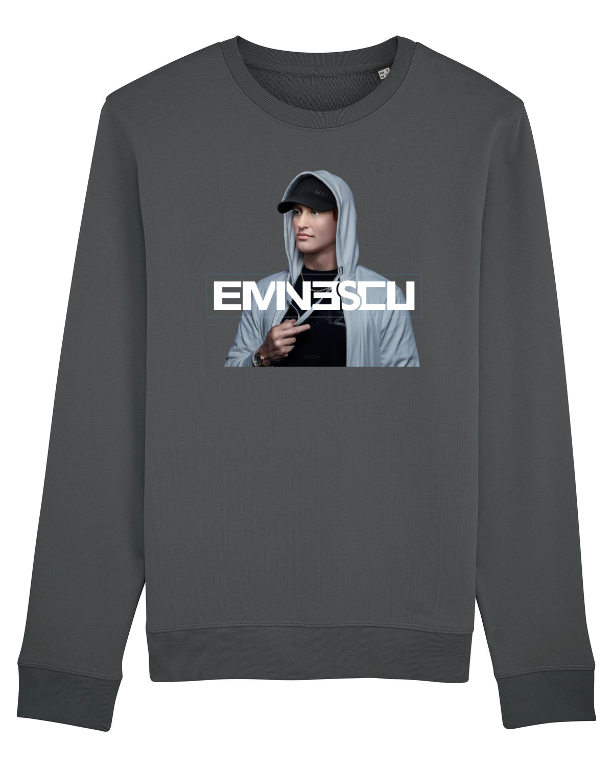 Bluză mânecă lungă Unisex Rise Anthracite