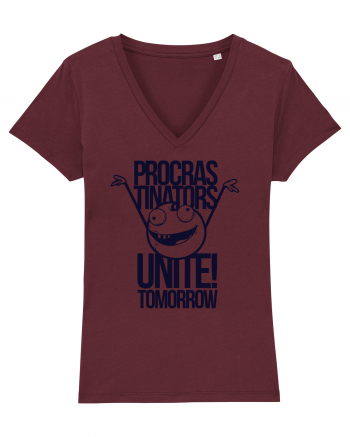 Procrastinators Unite Tomorrow Burgundy