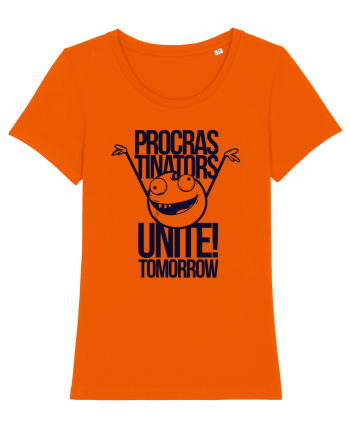 Procrastinators Unite Tomorrow Bright Orange