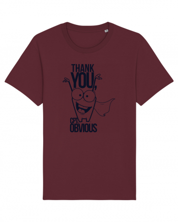 Thank You Captain Obvious Burgundy