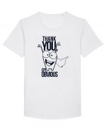 Thank You Captain Obvious Tricou mânecă scurtă guler larg Bărbat Skater