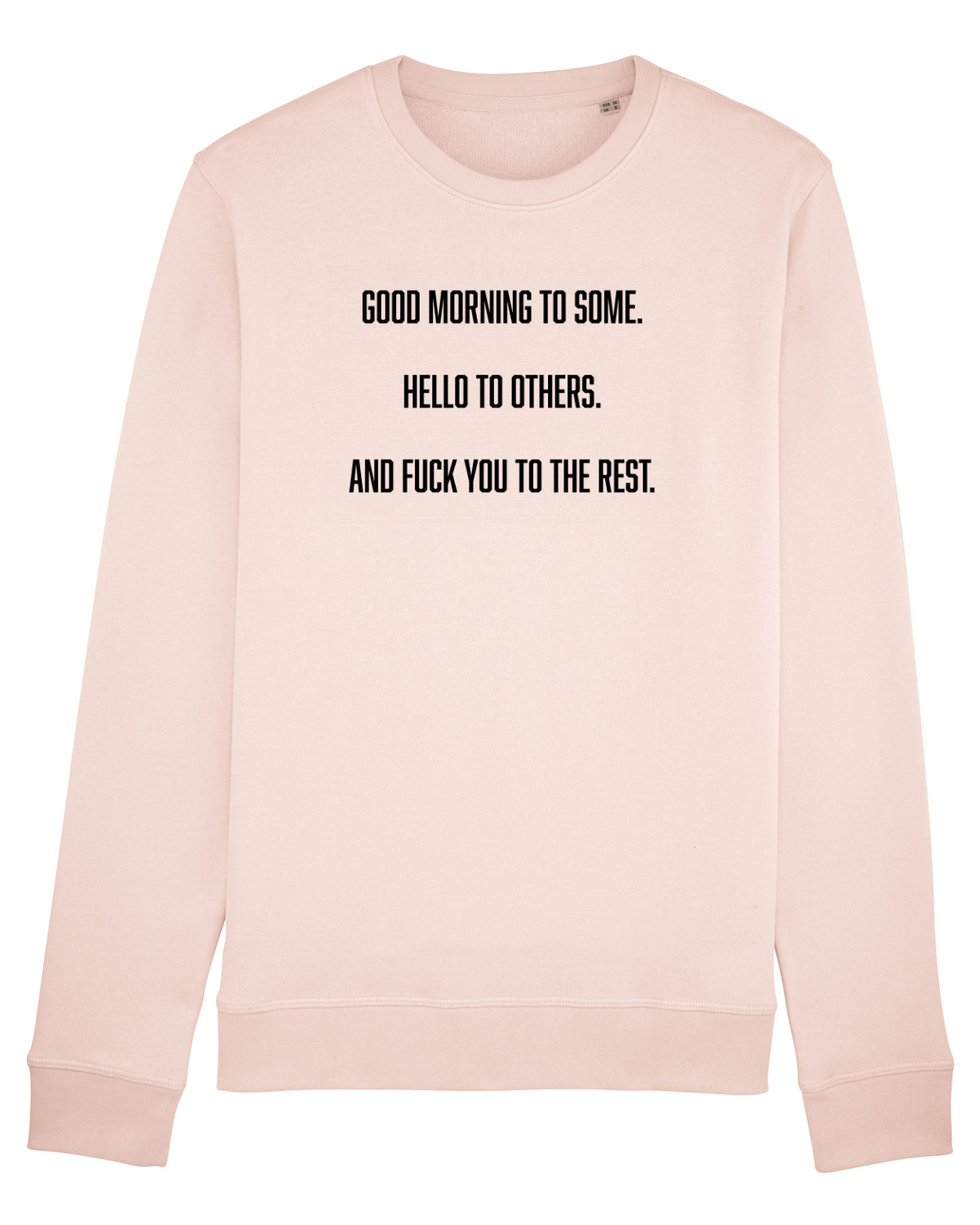 Bluză mânecă lungă Unisex Rise Candy Pink