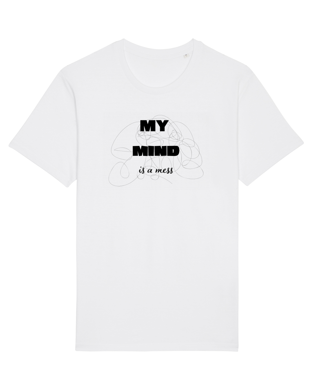Tricou mânecă scurtă Unisex Rocker White