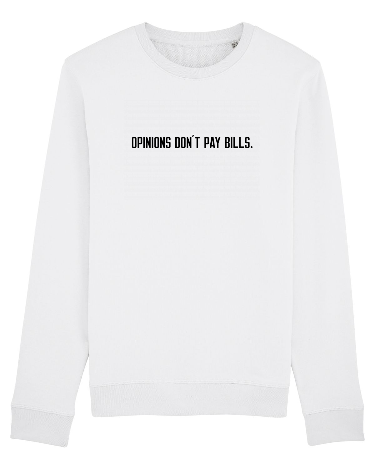 Bluză mânecă lungă Unisex Rise White