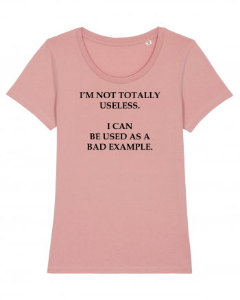Bad Example Tricou mânecă scurtă guler larg fitted Damă Expresser