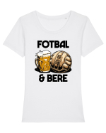 Fotbal si Bere Tricou mânecă scurtă guler larg fitted Damă Expresser