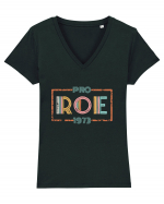 PRO ROE Tricou mânecă scurtă guler V Damă Evoker