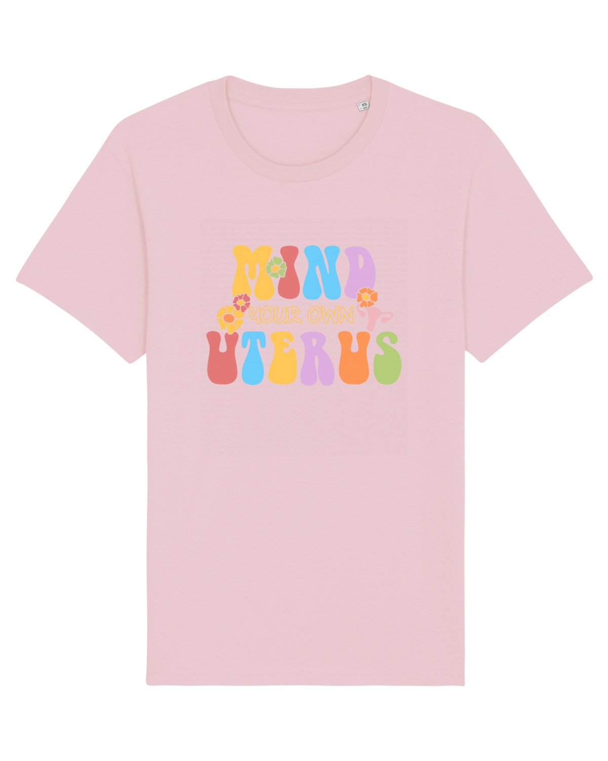 Tricou mânecă scurtă Unisex Rocker Cotton Pink