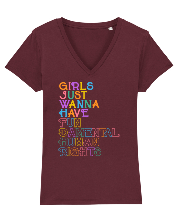 Girls just wanna have FUN Burgundy