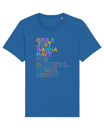 Girls just wanna have FUN Royal Blue