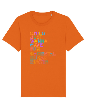 Girls just wanna have FUN Bright Orange