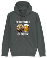 Football and Beer Hanorac cu fermoar Unisex Connector