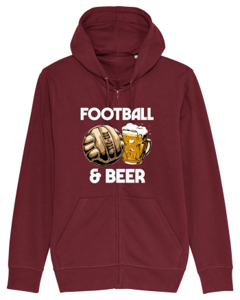 Football and Beer Burgundy