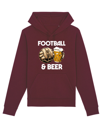 Football and Beer Burgundy
