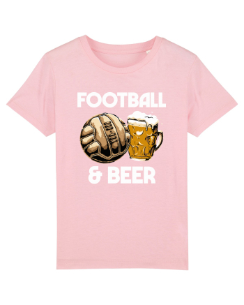 Football and Beer Cotton Pink