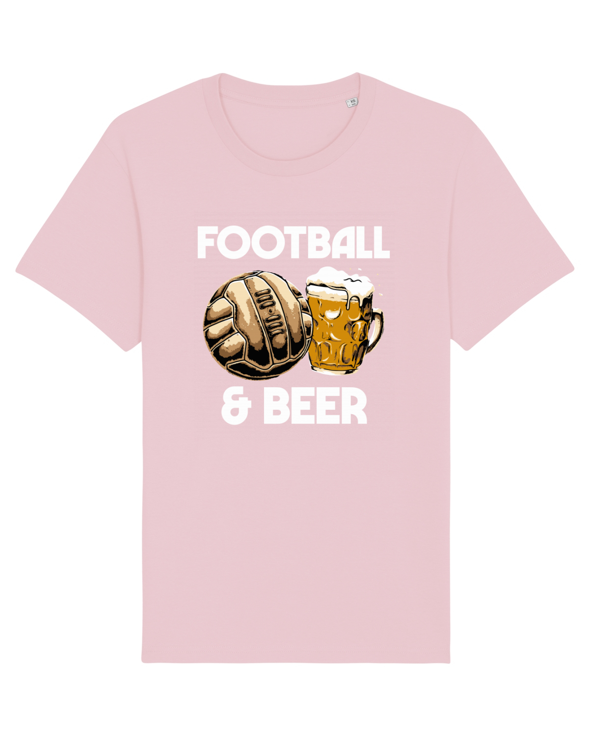 Tricou mânecă scurtă Unisex Rocker Cotton Pink