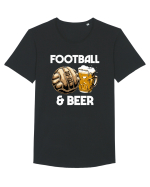 Football and Beer Tricou mânecă scurtă guler larg Bărbat Skater