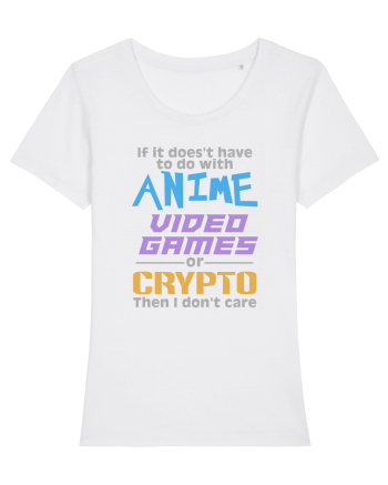 Anime, Video Games and Crypto White