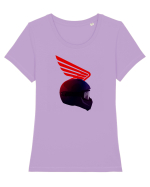 Punk Helmet Tricou mânecă scurtă guler larg fitted Damă Expresser